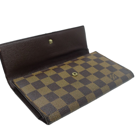 Louis Vuitton Monogram Damier GM Canvas Trifold Sarah Wallet LV-W0712P-C003 - Picture 8 of 10